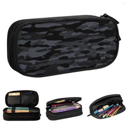 Sacs de cosmétique Night Army Camouflage crayons COLS CURT CURTYCASES STRAPER POUR Student Big Capacity Office Zipper Stationry