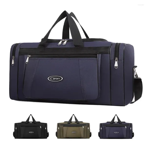 Bolsas de cosméticos Oxford impermeables para hombre, equipaje de mano de viaje, bolso grande de negocios de gran capacidad, mochila de senderismo para fin de semana