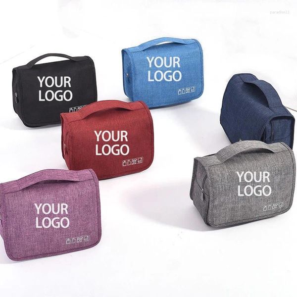 Bolsas de cosméticos personalizadas DIY o con imagen, bolsa de maquillaje de cuero PU, bolsa de viaje, artículos de tocador para mujer, lavado portátil