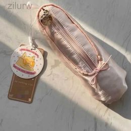 Cosmetische tassen PETI Trout Pink Ballet Shoes Creative Make -uptas Lipstick Eyeliner Cosmetische opbergtas Student Potloodzak D240425
