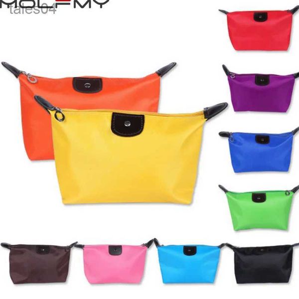 Sacs à cosmétiques Sac cosmétique portable pour les femmes coloré imperméable à l'eau nouveaux sacs de rangement de boulettes de voyage Mini sacs fourre-tout de maquillage de toilette mignons sacs à main YQ240220