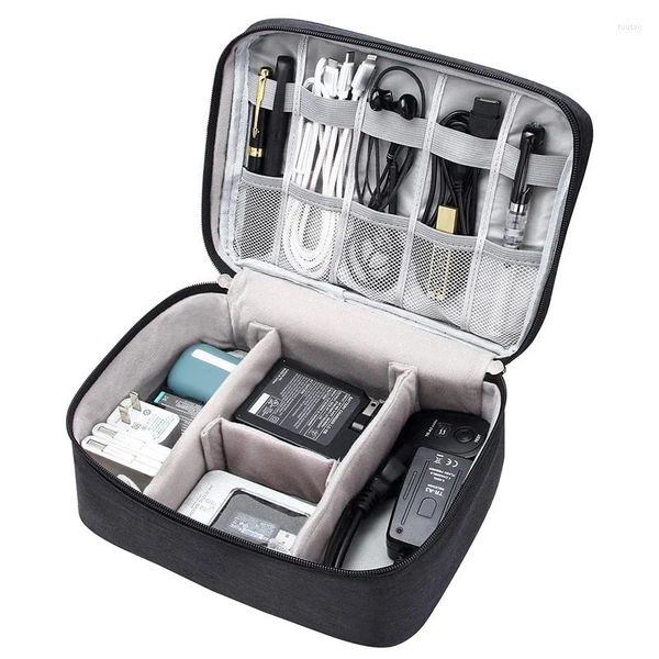 Bolsas de cosméticos Bolsa de almacenamiento digital portátil Dispositivo USB Bolsa organizadora de cables a prueba de agua Dispositivos electrónicos Accesorios Paquete digital