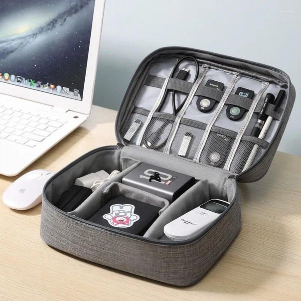 Sacs cosmétiques sac de rangement numérique portable USB Gadget étanche du câble d'organisation de l'organisation des appareils électroniques ACCESSOIRES DIGITALES