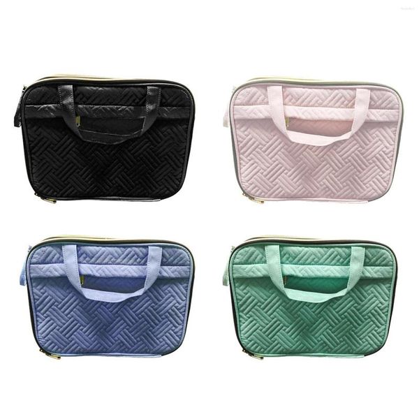 Bolsas de cosméticos, bolsa de aseo portátil, bolsa de almacenamiento de maquillaje ligera impermeable para viajes personales esenciales, champú, viaje para mujeres