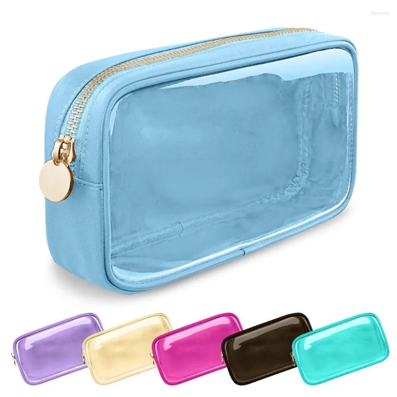 Cosmetic Bags Pvc Bag Fashion Transparent Storage Toiletry Shell Large Capacity Makeup Pouch Women