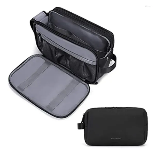 Sacs de rangement des sacs de rangement Sac de toilette Travel Travel Portable Makeup Case Kit