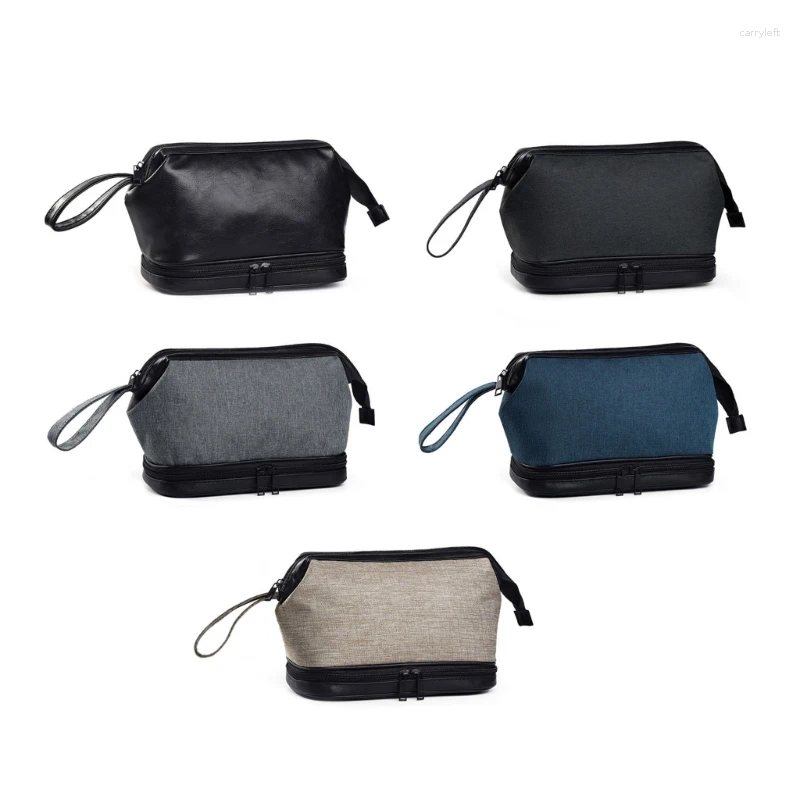 Cosmetic Bags Stylish And Spacious Men's Toiletry Bag Convenient Travel Companion With Water Resistant Design Multiple Compartments