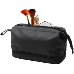 Sacs de cosmétiques Sac de toilette pour hommes et femmes voyagez un ensemble portable de grande capacité maquillage de rangement imperméable