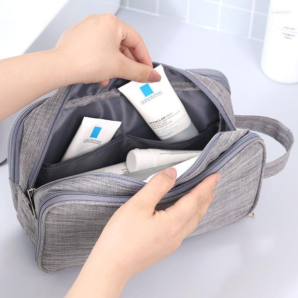 Bolsas de cosméticos, neceser para mujeres y hombres, Kit impermeable, estuche de viaje, artículos de tocador, organizador de afeitado, accesorios de maquillaje