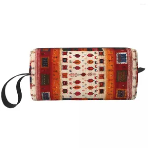Sacs à cosmétiques, sac de maquillage traditionnel marocain bohème, pochette étanche de voyage, petit sac de rangement de toilette