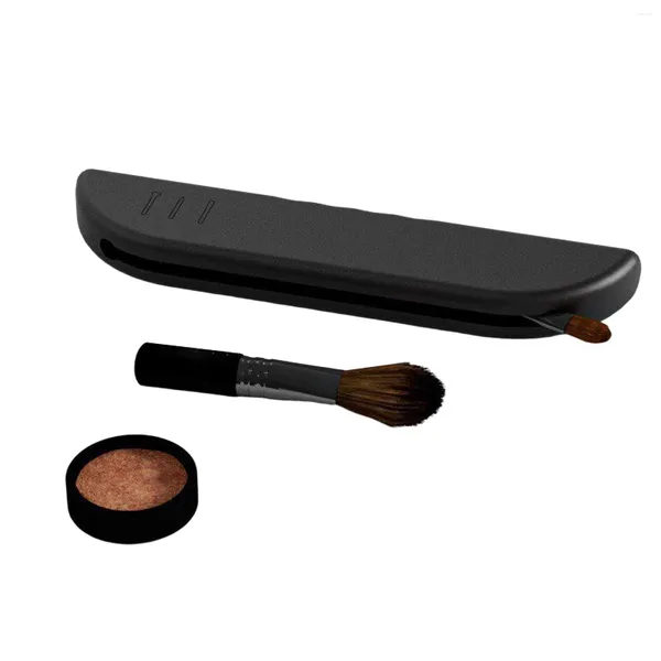 Sacs à cosmétiques porte-brosse de maquillage de voyage, trousse de toilette en Silicone souple et Flexible universelle pour voyage d'affaires