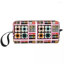 Bolsas de cosméticos de viaje Orla Kiely Jigsaw, neceser bonito, organizador de maquillaje para mujeres, almacenamiento de belleza, estuche Dopp, caja de regalos