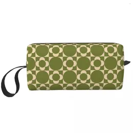 Cosmetische tassen Reisprint Tegel Zeegras Getagd Volgende Orla Kiely Toilettas Make-up organizer voor dames Schoonheidsopslag Dopp Kit Box