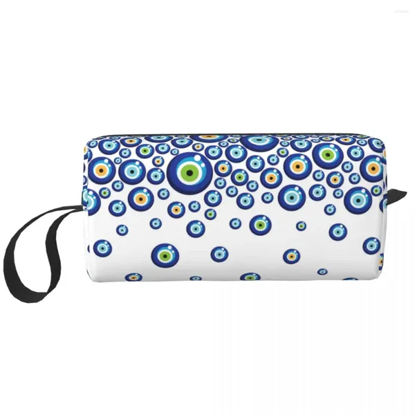 Sacs de cosmétiques Sac de maquillage turc Evil Eye Pagouche hommes Femmes Lucky Charms Amulet Toitrage Rangement