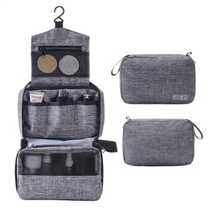 Cosmetische tassen Waterdichte hangende reis Cosmetische toilettas Dames Heren Benodigde opbergtas Make-up Beauty Vanity Cases Organizer Wash Pouch 231102