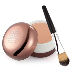 Venta al por mayor-Caliente Cosmético Blemish BB Cream Corrector Hidratante suave Cubierta facial Fundación Maquillaje Cepillo envío gratis