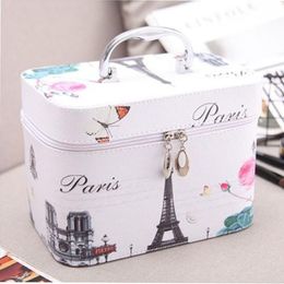 Cosmetic Case Sac Pu Storage Cosmetics Suitcase Makeup Pouche Sacs Cas3145