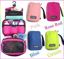 Cosmetic Case Makeup Travel Toitrage Purse Purse Habit Beauté Portable Wash Make Up Bag Organisateur avec Hook1167585