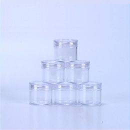 Cosmetische lege pot 20 ml/20Gram transparante kleine ronde fles doorzichtige plastic potcontainer voor gezichtscrème oogschaduwmonster Nail Art Stor Legc