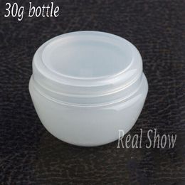 pots cosmétiques en gros en Chine, pot de bouteille de crème, bouteille translucide 30g avec bouchon à vis 20pcs / lot livraison gratuite