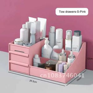Cosmetische organisator lade grote capaciteit make -up badkamer opbergdoos vrouwelijke huidverzorging tabel lippenstift schoonheid Q24042911