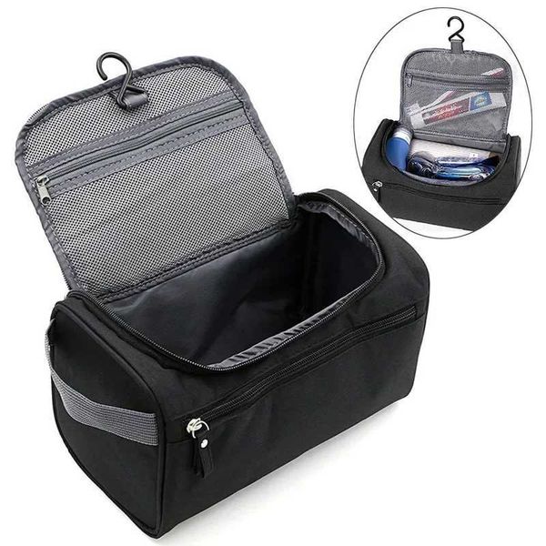 Organisateur cosmétique Storage Travel Wash Pouche Zipper Man Femmes Sac de maquillage imperméable Sac de cosmétique Cas de beauté Maquillage Organisateur de toilettes Kits Y240503