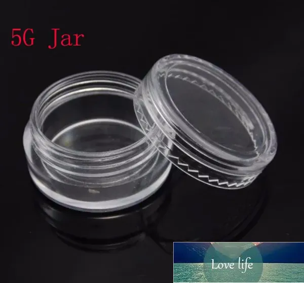 Pots vides de récipient de pot d'échantillon cosmétique pour le magasin d'usine du baume à lèvres de maquillage 50pcs * 5g 5mL