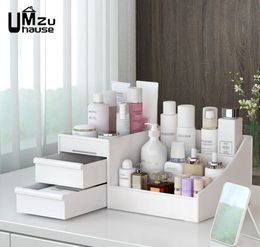 Boîtes de rangement pour cosmétiques, séparateur de tiroir, organisateurs de maquillage pour filles, organisation de salle de bain à domicile, bijoux, articles de toilette, conteneur permettant d'économiser de l'espace Y5881273