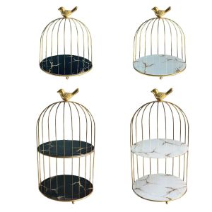 Cosmetics Storage Rack Antique Bird Cage Bijoux Bijoux Cupcake