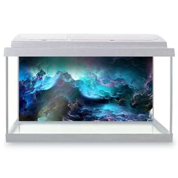 Cosmic Nebula Aquarium fond d'autocollant Universe Starry Sky Fish Tank Stickers PVC Affiche adhésive Fond Papin de papier décor de la maison 240507