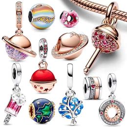 Cosmic Planet – breloques en argent Sterling, perles adaptées à la fabrication de bijoux, Bracelet Original