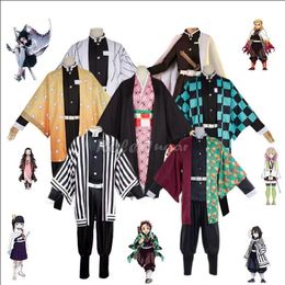 Cosplay volwassen kinderen demon slayer kimetsu no yaiba kimono pakken Kamado Nezuko / Kamado tanjirou cosplay kostuum vrouwen Halloween kleding 230812