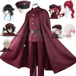 Cosplay Anime Bungo chiens errants saison uniforme de chasse Saigiku Jouno Teruko Okura Tetchou Suehiro Cosplay Costume perruque chapeau cape manteau