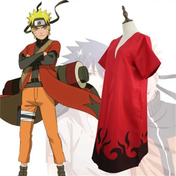 cosplay Disfraces de anime Akakashi Capes Cosplay Come Uzumaki Kakashi Diadema Conjunto Adulto Hombres Dibujos animados japoneses Viene Capa Top Hot PantsC24321