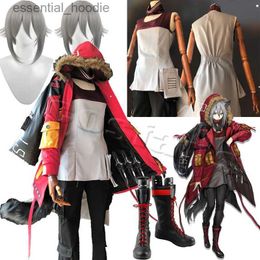 cosplay Anime Kostuums Arknights Projekt Rode Cosplay Komt Rodoz Combat Pak Halloween Womens Pruik ShoesC24321