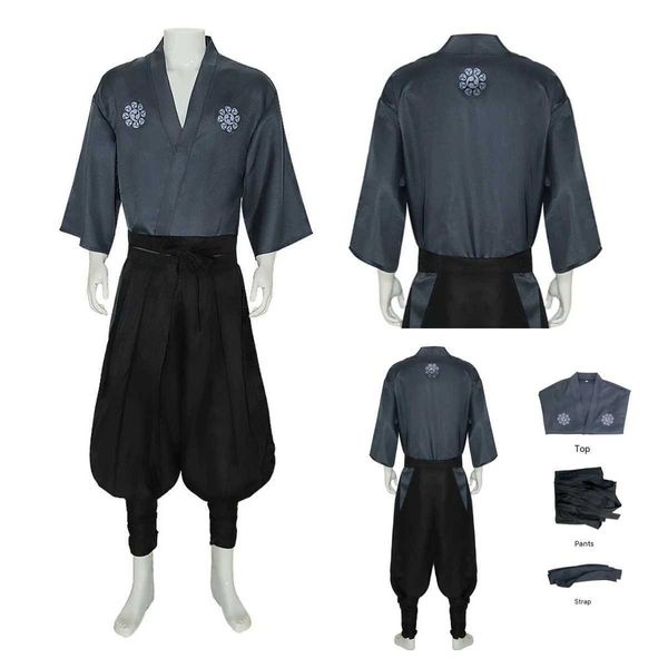 cosplay Disfraces de anime ¡Vamos, Onisha, juegos de rol de Netflix!Conjunto de pantalones de primera línea fantasía hombres mujeres nuevo drama Miyamoto Sashi kimono Halloween está aquíC24321