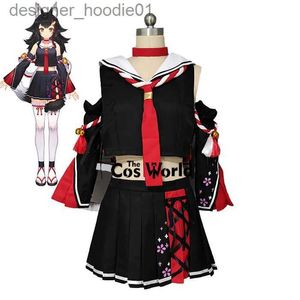 cosplay Disfraces de anime Juegos de rol personalizados para el disfraz de anime japonés Virtual YouTube VTuber Holo Ookami Mio disponible pronto C24320