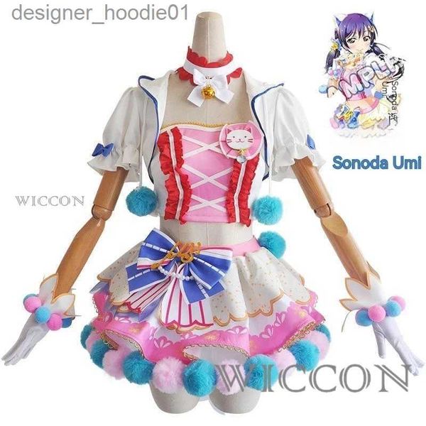 Cosplay Anime Costumes Love Tojo Nozomi Fée Idole Fille Jeu de Rôle Allez Anime Uniforme Halloween Carnaval Femmes Kaii Robe Lolita JupeC24320