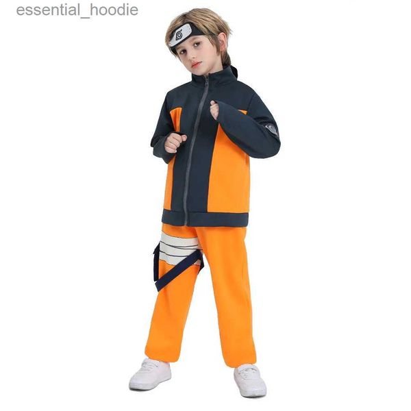 Disfraces de anime cosplay Luxury boy anime ninja juegos de rol para niños trajes elegantes fiesta de Halloween setC24321