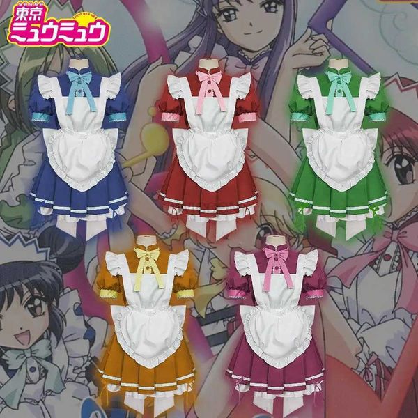 Cosplay Anime Costumes Tokyo Mew Momomiya Ichigo robe de chambre Midorika Retasu jeu de rôle vêtements japonais café Lolita lti styleC24321