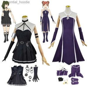 Cosplay Anime Costumes Ubel Laufen animation de jeu de rôle Sousou No Frieden Come Girls Ski Glove Belt Adulte Halloween Carnaval Party SetC24321