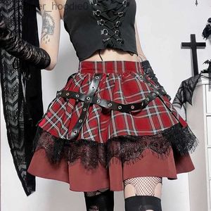 Cosplay Disfraces de anime Y2k Lolita Cake Mini Ski Gothic Harajuku Girl Plain Ski Punk Sweet Lace Kay Disfraz Juego de rol ComesC24320