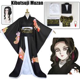 Cosplay Anime Demon Slayer Kimono Kimetsu Geen Yaiba Kibutsuji Muzan Cosplay Costume Kamado Vrouwen uniforme scolaire Meisjes Halloween