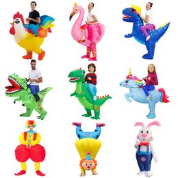 Cosplay anime dinosaurus opblaasbaar kostuum feest mascotte buitenaardse kostuums passen disfraz cosplay Halloween -kostuums voor volwassen kinderenjurk 230331