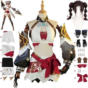 Cosplay Anime jeu Genshin Impact les Eremites désert Clearwater Cosplay Costume perruque Sumeru tenue Hallowen Sexy femme Costume