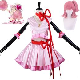 Cosplay Anime S Chara Hinamori Amu Joker amulette coeur Cosplay déguisement perruque Humpty Lock adulte enfant rose tenue Halloween Costume