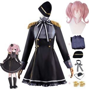 Cosplay Anime Spy Klaslokaal Annette Bouga Cosplay Kostuum Pruik Sexy Vrouw Jurk School Student Uniform Hallowen Carnaval Party Pak