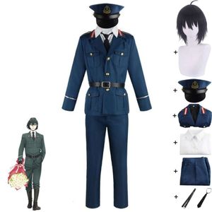 Cosplay Anime Spyfamily Yuri Briar Cosplay disfraz peluca sombrero Sss azul policía militar uniforme Halloween carnaval fiesta traje