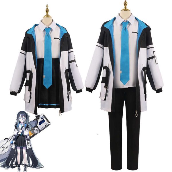 Costume de cosplay bleu Archive Tendou Arisu, uniforme Alice JK, jupe pour hommes et femmes, Styles Aris Game, vêtements Anime