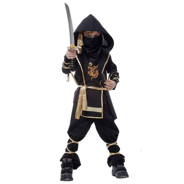 Cosplay Carnaval Dragon Ninja Cosplay Costume Enfants Garçons Filles Guerrier Fête D'anniversaire Cadeaux Manteau Costume 230331